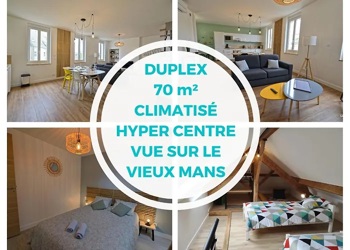 דירה Duplex 70m2 Atypique Au Coeur Du Mans